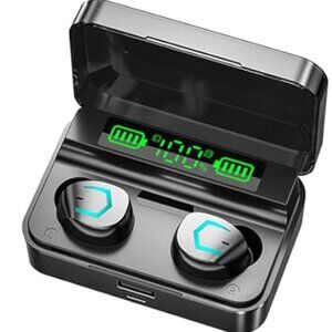 Bluetooth Headphones 5.3, Waterproof Touch Control Ear Buds in-Ear Built-in Mic,